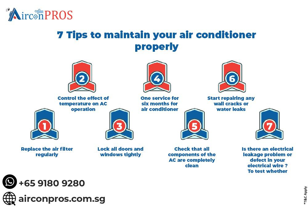 7 tips to maintain your aircon property