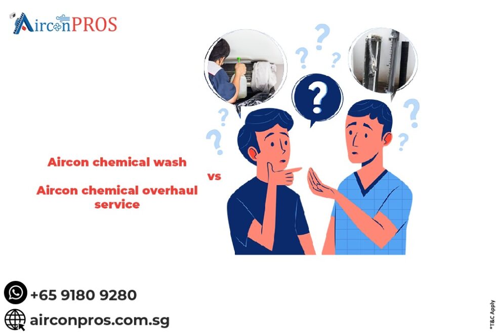 Aircon chemical wash vs chemical overhaul service Benefits what?