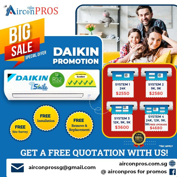 Daikin Aircon promotion