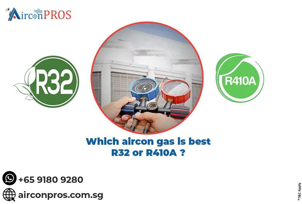 which aircon gas is best R32 or R410