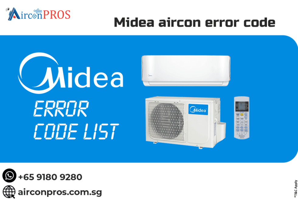 Midea Aircon Error Code Light Blinking How To Solve It