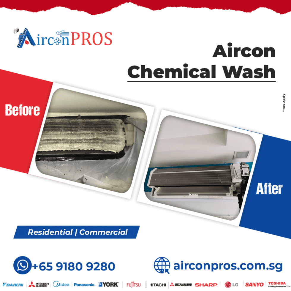 Aircon chemical wash Aircon chemical wash singapore Airconpros