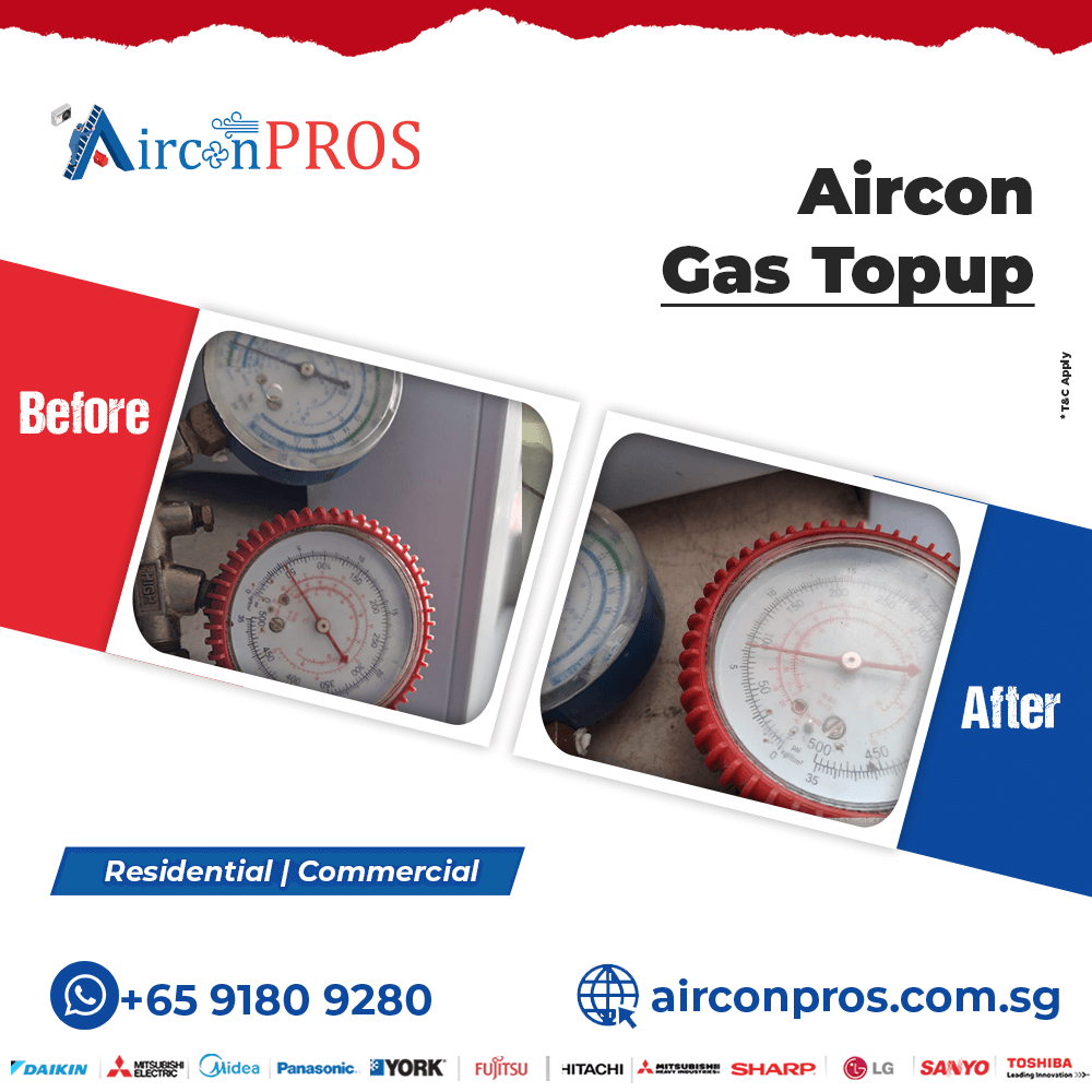 Aircon Gas topup